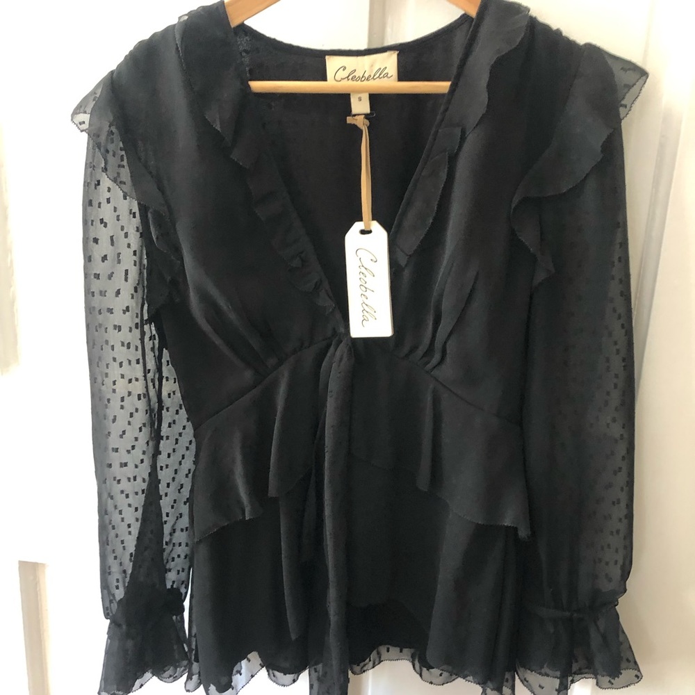 Cleobella Ruffle shirt